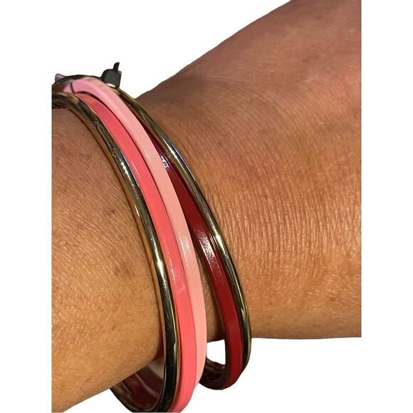 NWT Alfani Gold-Tone 5-Pc. Set Multicolor Bangle Bracelets - Picture 3 of 4